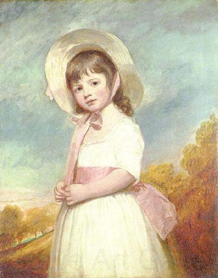 George Romney Portrait of Miss Willoughby France oil painting art